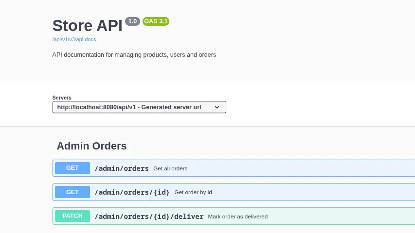 E-commerce Store API